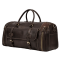 AMBASSADOR - Sac de Voyage Cuir Grande Capacité, Multi-poches