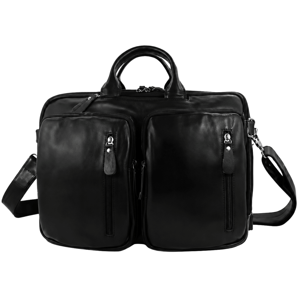COMMANDER - Sac de Voyage Cuir Grande Capacité avec Multiples Compartiments