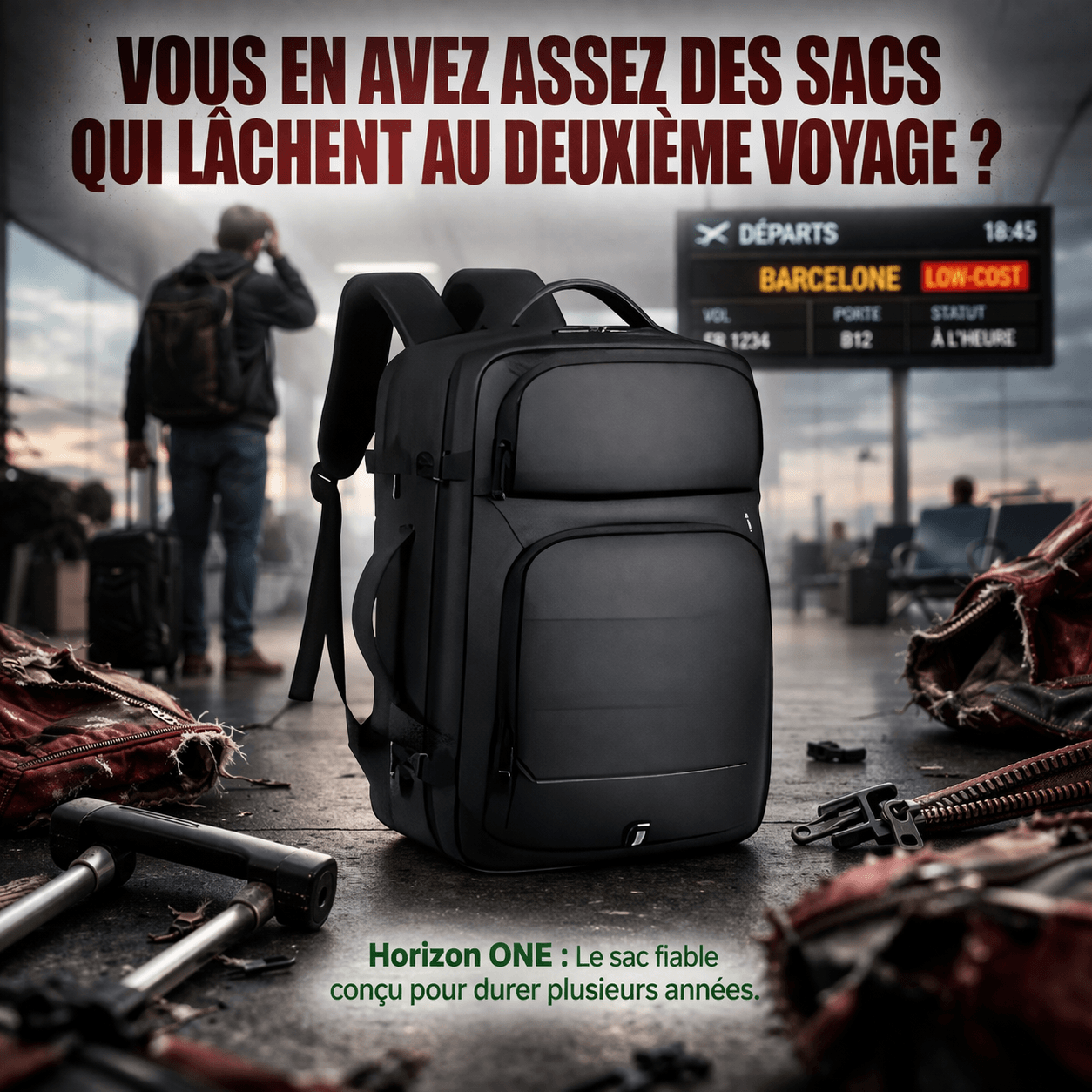Sac à Dos HORIZON ONE - Tout emporter sans valise, sans compromis