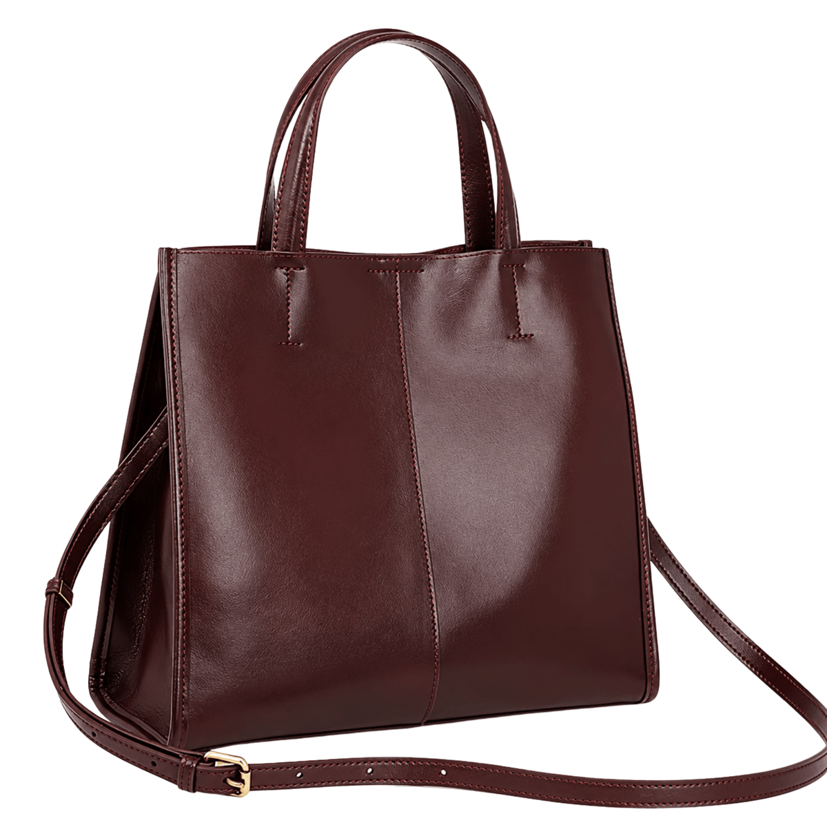 ÉLÉGANCE - Sac de Voyage Cuir Cabas Femme avec Bandoulière