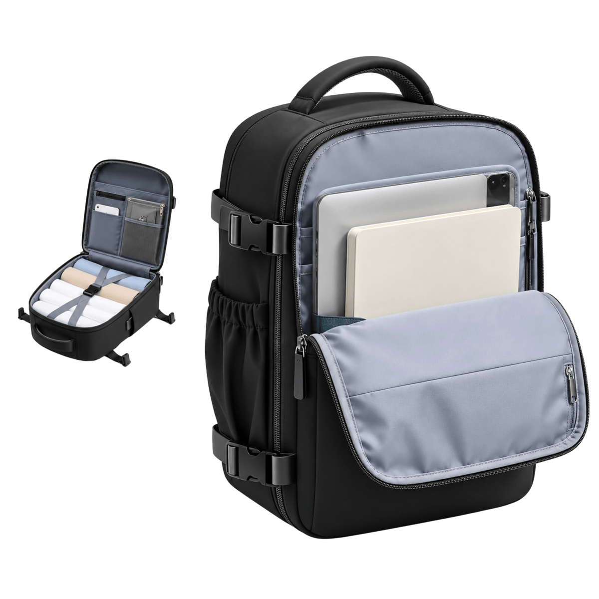 Évasion – Sac de Voyage Femme Sac à Dos Cabine Multi Compartiments