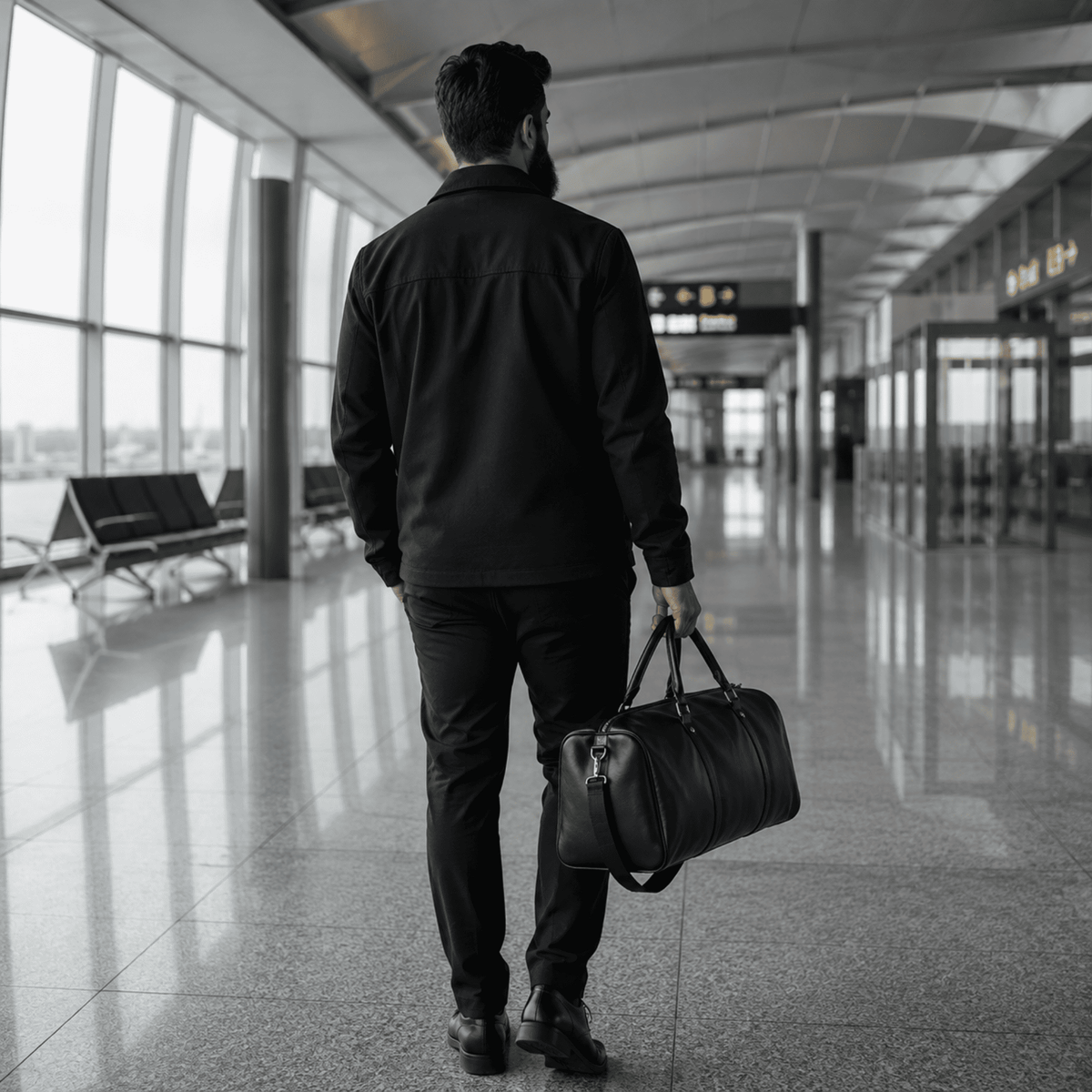 HORIZON EXECUTIVE - Sac de Voyage Homme en Cuir Synthétique PU Grande Capacité