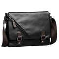 HORIZON MESSENGER - Sac de voyage Homme à Bandoulière Noir Élégant pour Travail & Voyage