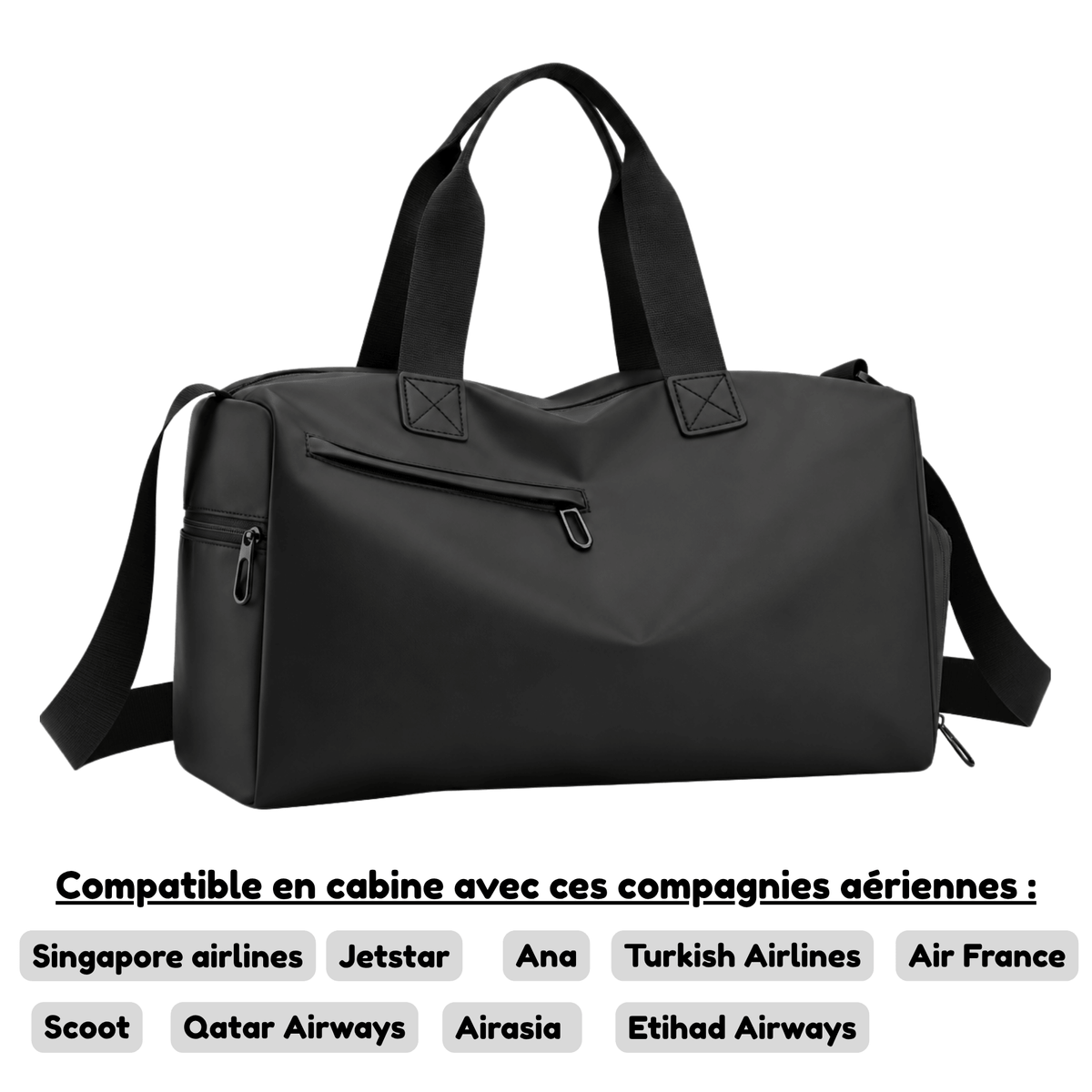 HORIZON NØRVIK - Sac de Voyage Homme Grande capacité, Léger