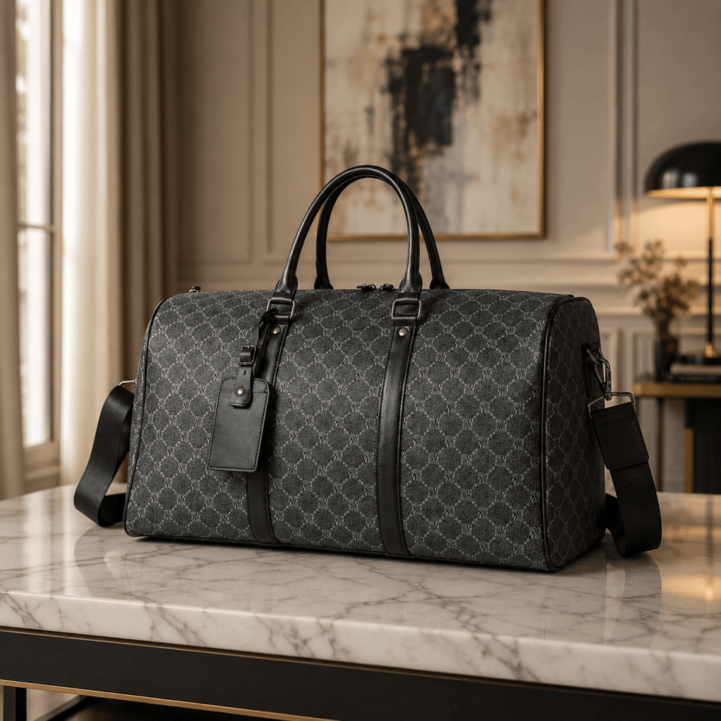 HORIZON SIGNATURE - Sac de Voyage Homme Motif Géométrique Grande Capacité