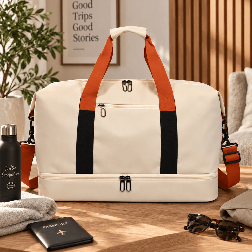 HORIZON SOLVANE - Sac de Voyage Homme Grande Capacité & Compartiment Chaussures
