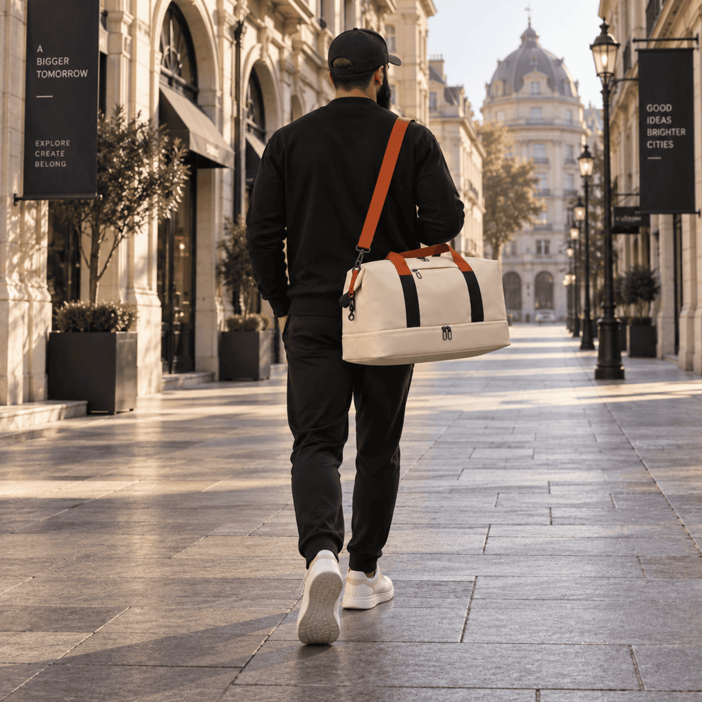 HORIZON SOLVANE - Sac de Voyage Homme Grande Capacité & Compartiment Chaussures