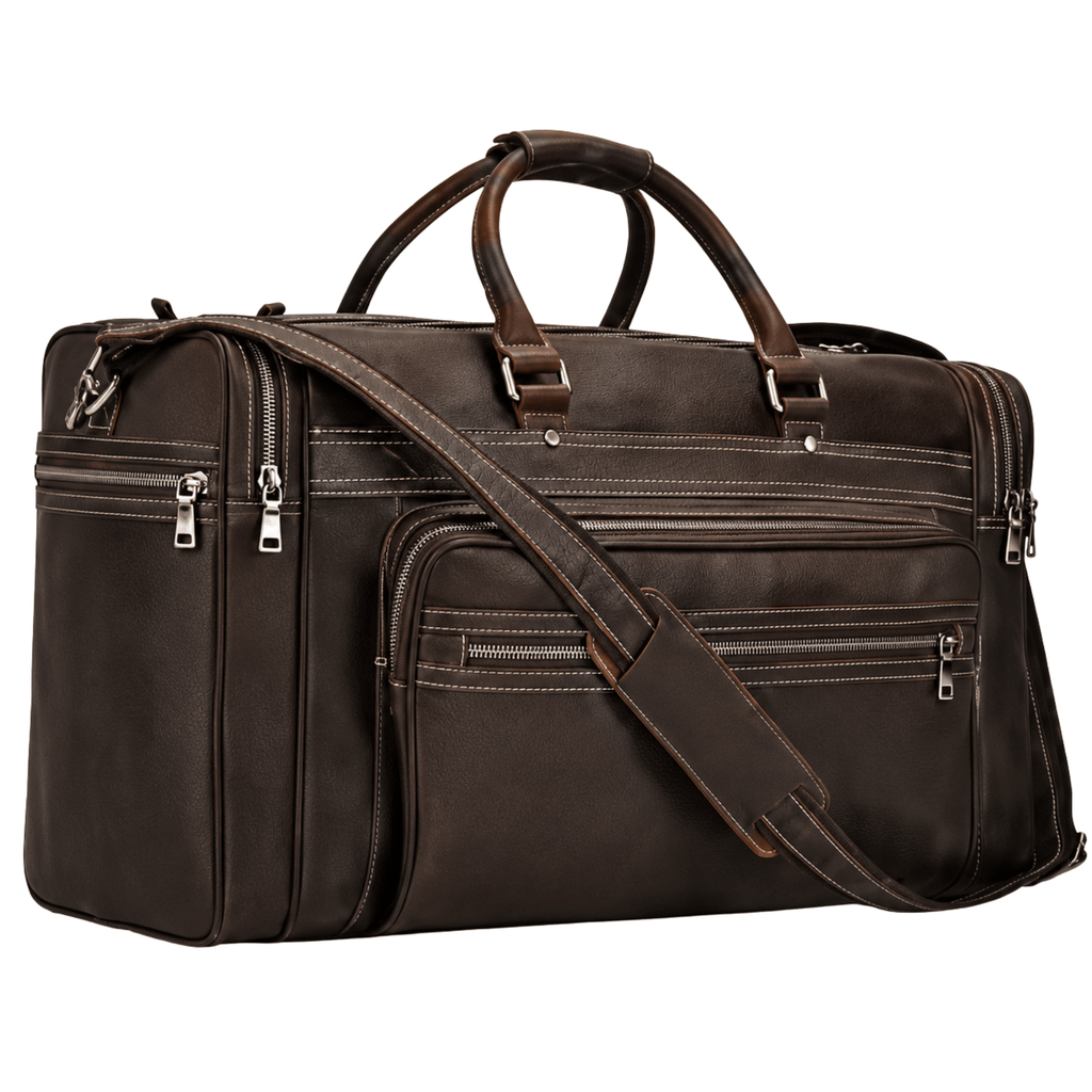 IMPERIAL - Sac de Voyage Cuir Multi-Compartiments