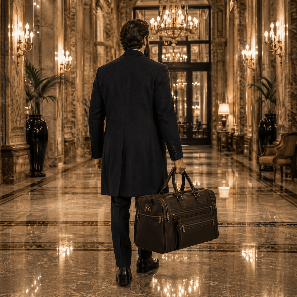 IMPERIAL - Sac de Voyage Cuir Multi-Compartiments