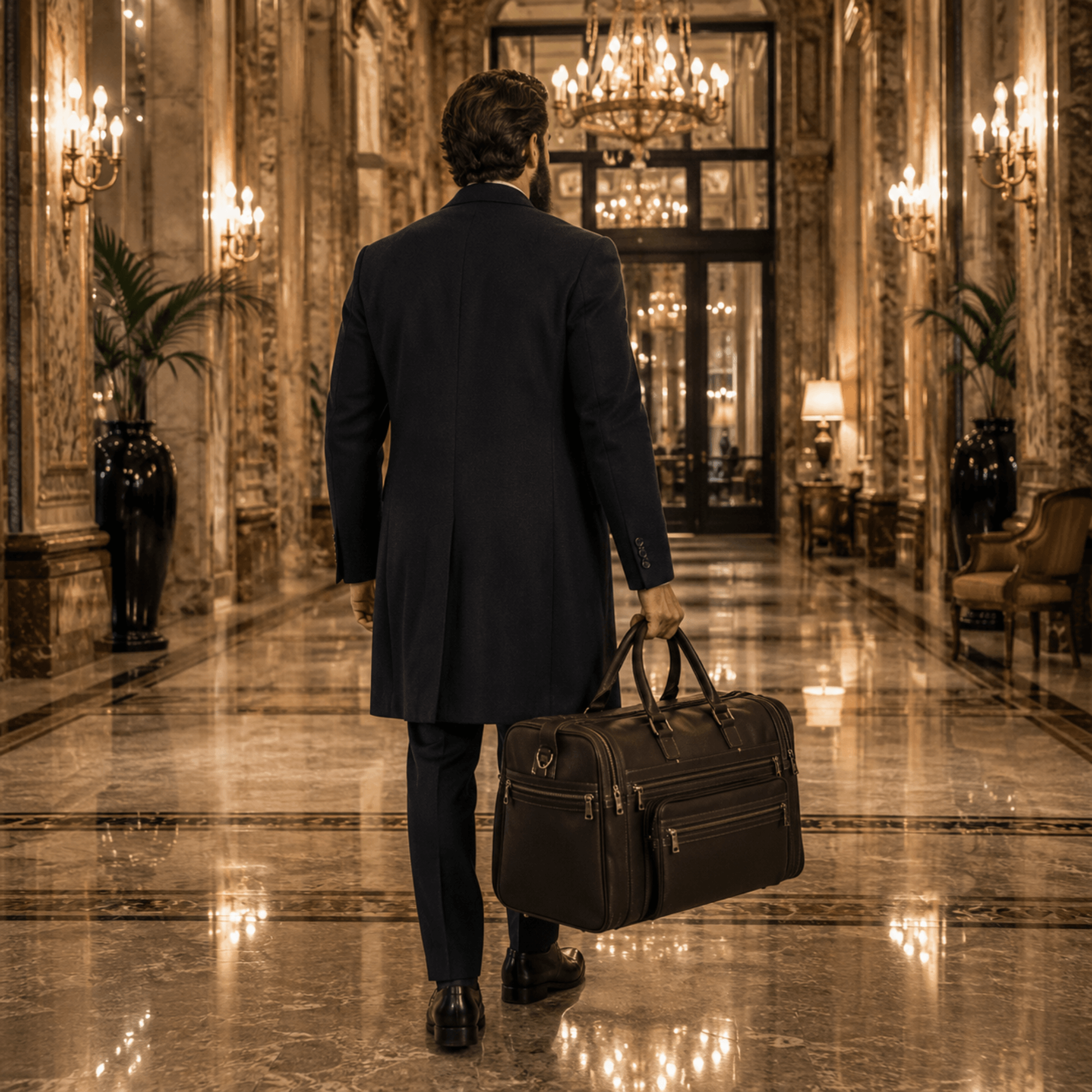 IMPERIAL - Sac de Voyage Cuir Multi-Compartiments