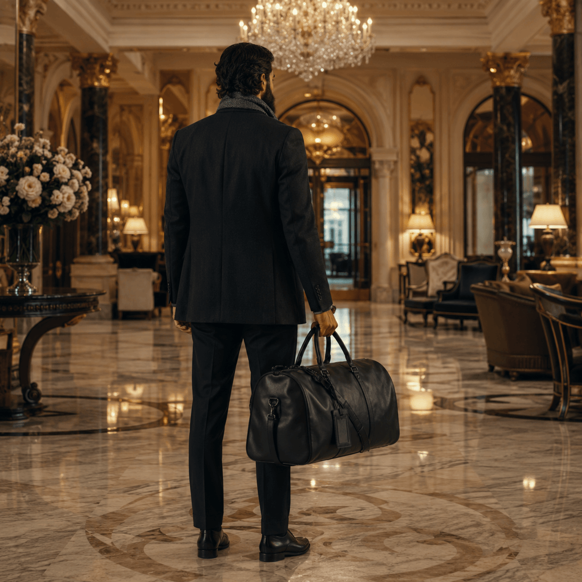 REGENT - Sac de Voyage Cuir Minimaliste