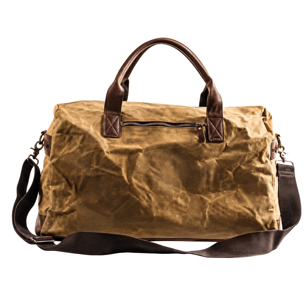 SAFARI - Sac de Voyage Cuir Grande Capacité Toile & Finitions Cuir