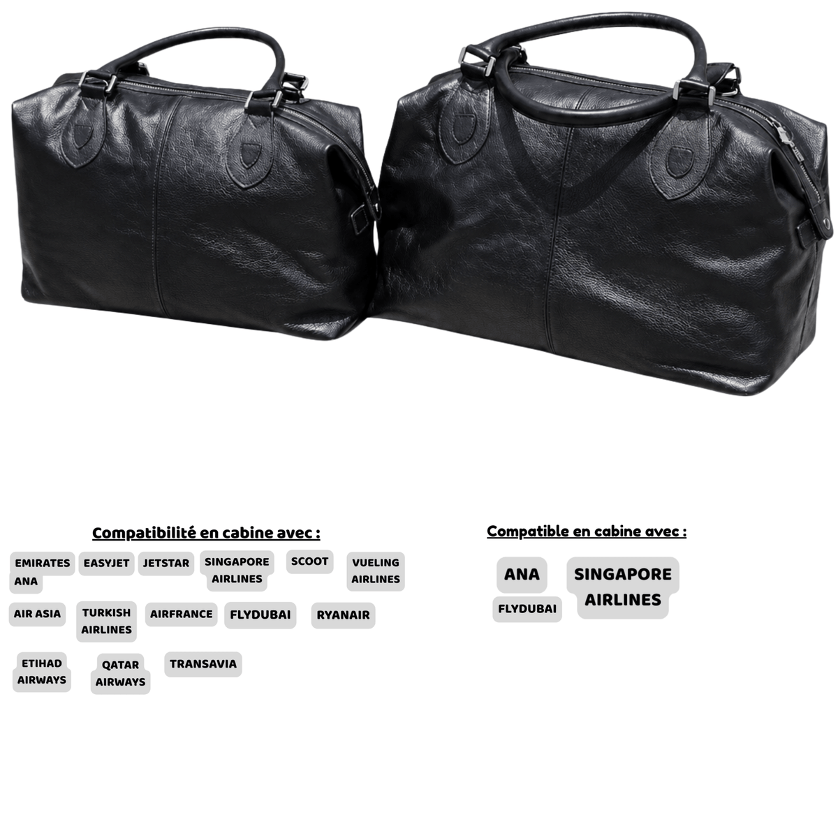 SOVEREIGN - Sac de Voyage Cuir Élégant