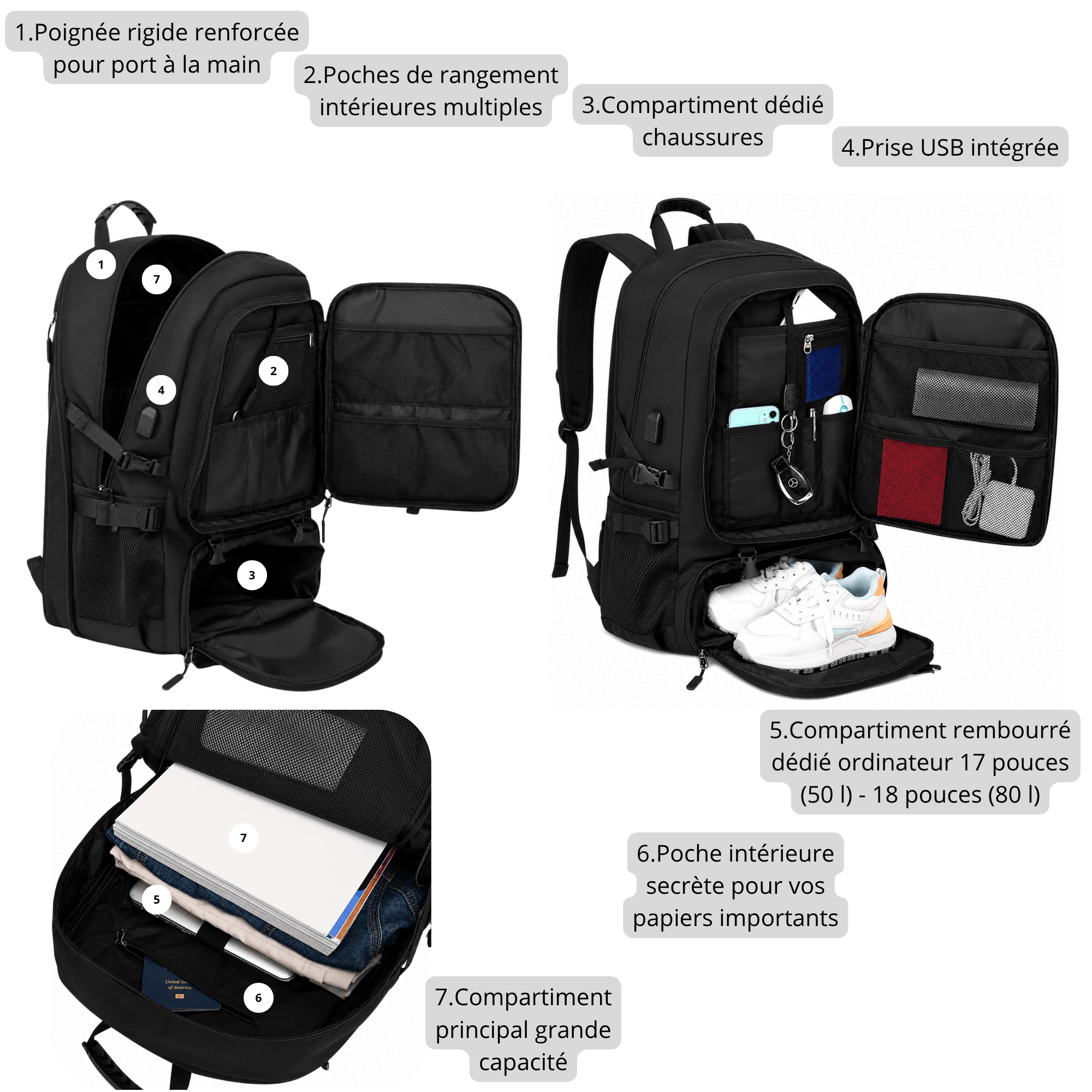 Sac à dos HORIZON DRIFT - Pensé pour bouger librement au quotidien