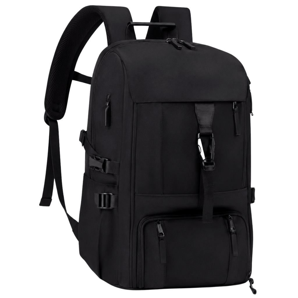 HORIZON DRIFT - Sac à Dos de Voyage Grande Capacité 50 L/80 L avec Compartiment Chaussures, Port USB et Format Trekking