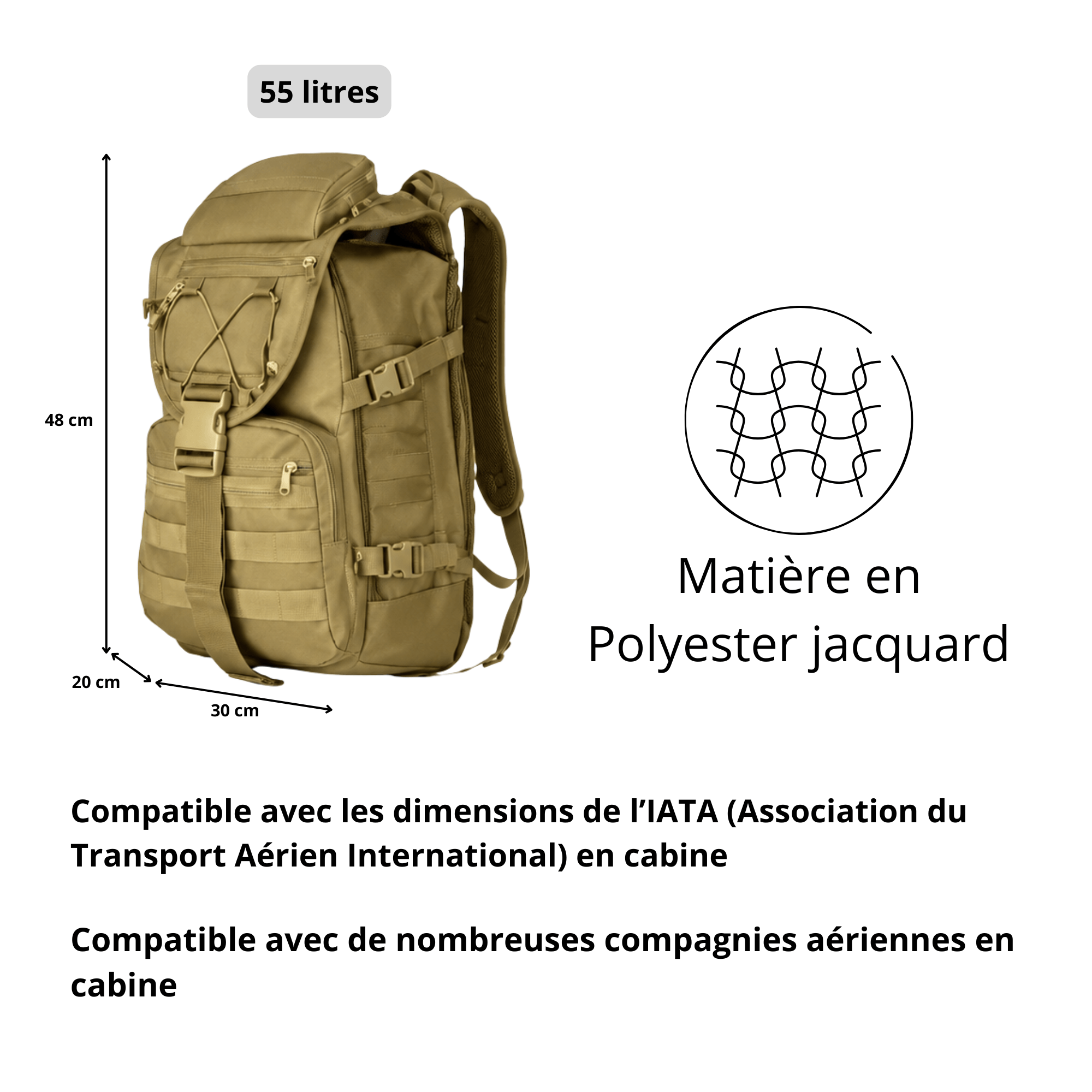 Sac à dos HORIZON FORTIS - Conçu pour les terrains exigeants