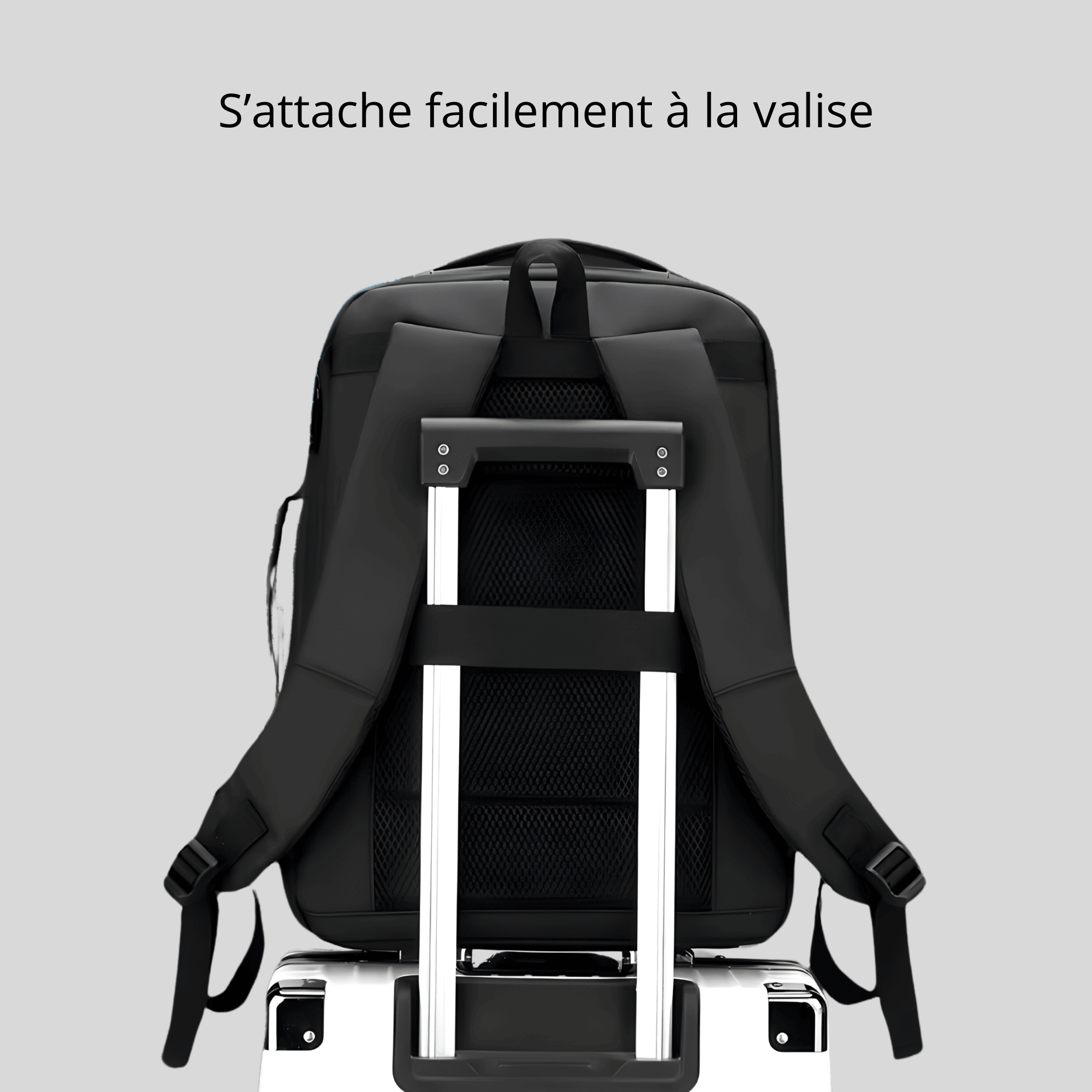 HORIZON NOMAD - Sac à Dos de Voyage Business Extensible, avec Port USB