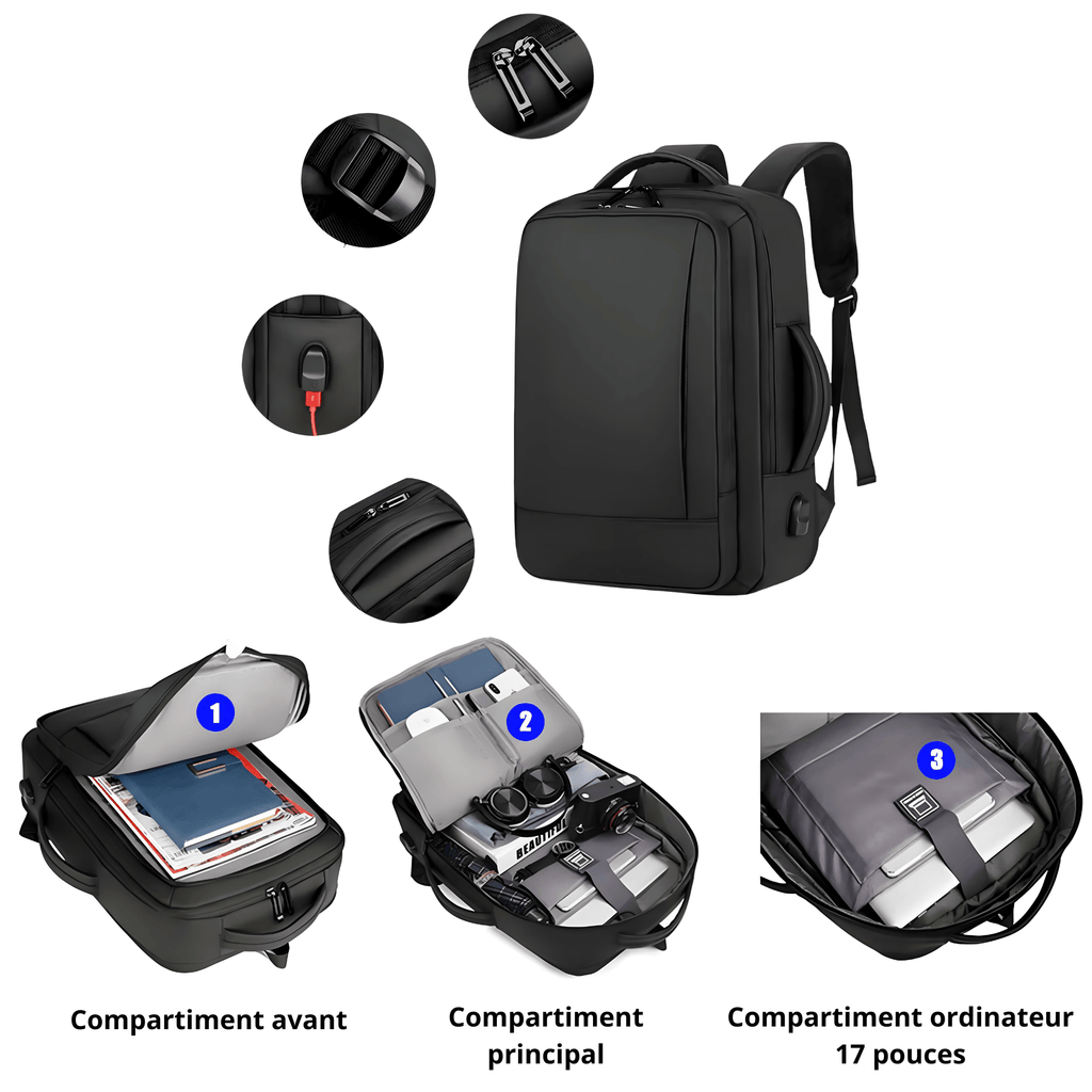 Sac à dos HORIZON PRIME - L’élégance fonctionnelle pour vos journées exigeantes