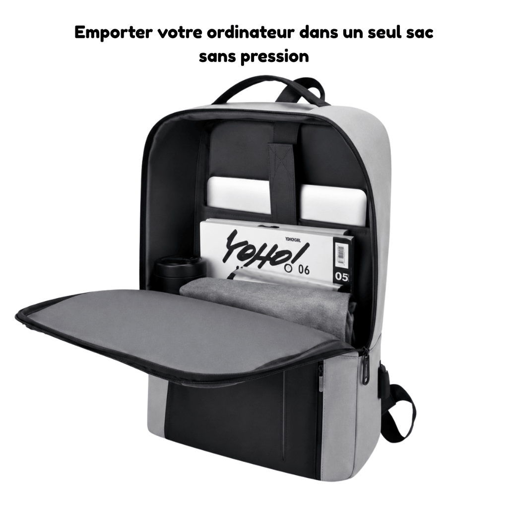 HORIZON RUSH - Sac à Dos de Voyage avec Port USB, Format Cabine