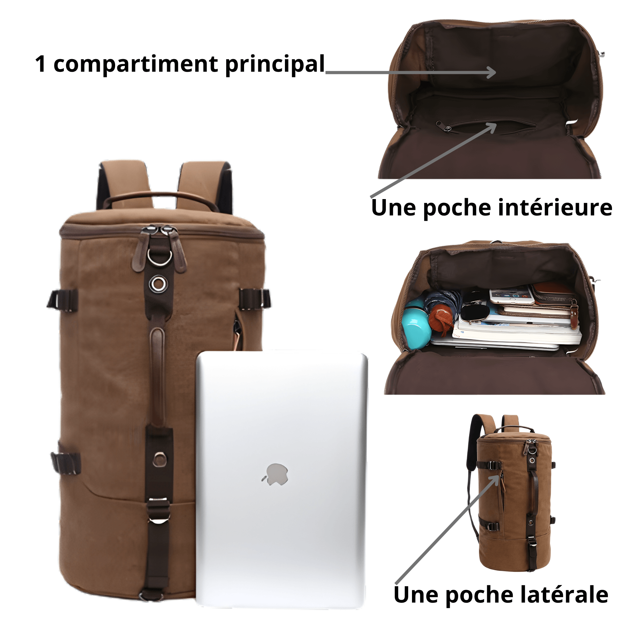 Sac à dos polochon HORIZON ROVER - L’aventure sans compromis