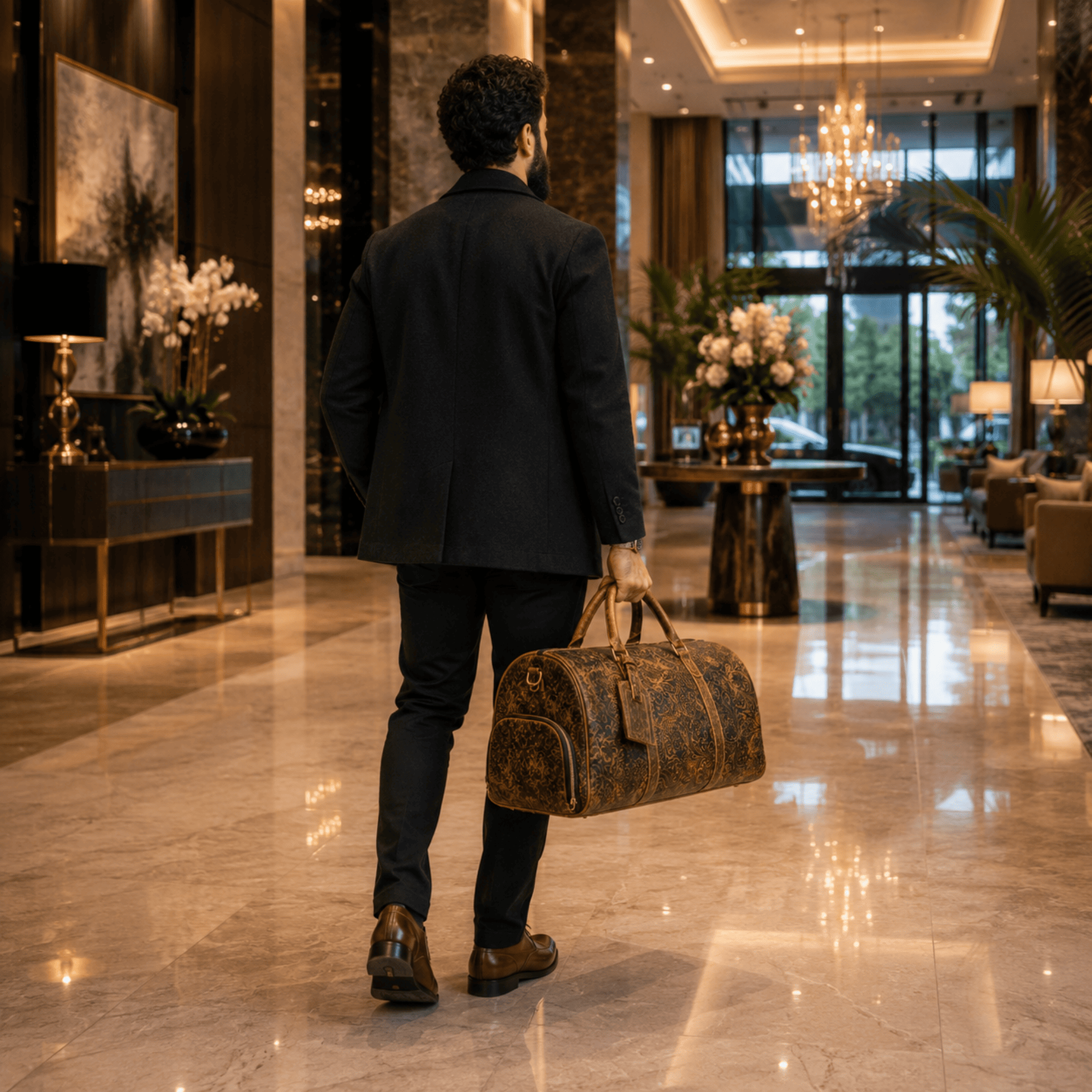 IMPERIUM - Sac de Voyage Cuir avec Compartiment pour Chaussures