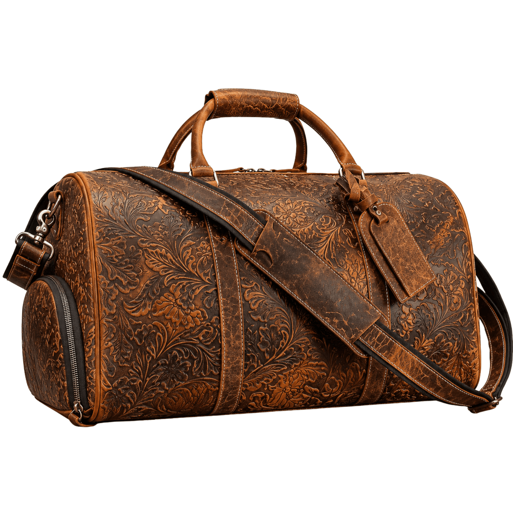 IMPERIUM - Sac de Voyage Cuir avec Compartiment pour Chaussures