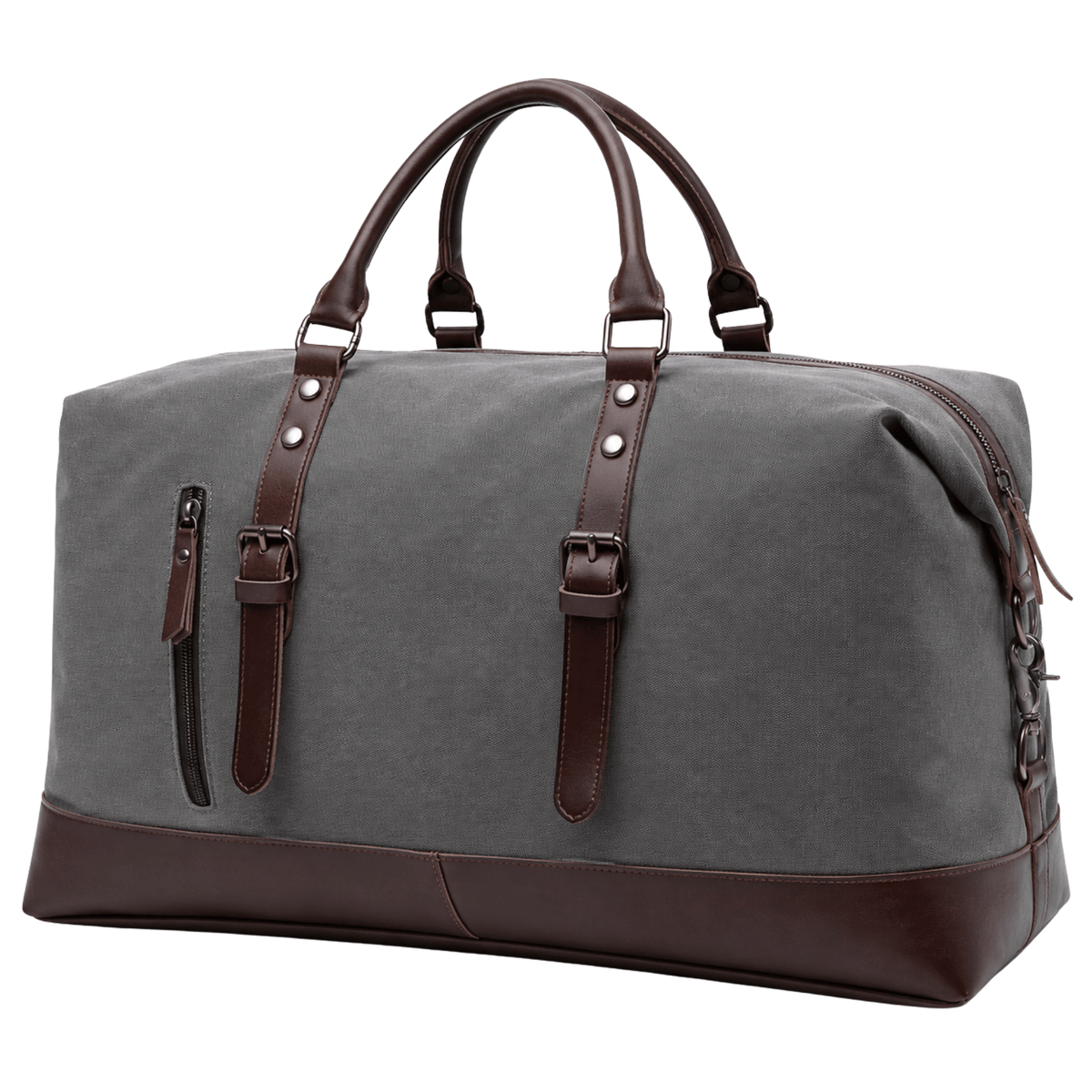 HORIZON HERITAGE - Sac de Voyage Homme en Cuir Synthétique & Toile