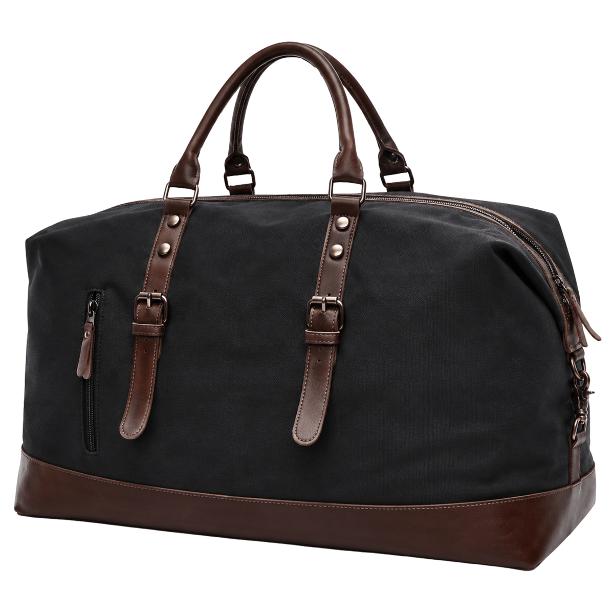 HORIZON HERITAGE - Sac de Voyage Homme en Cuir Synthétique & Toile