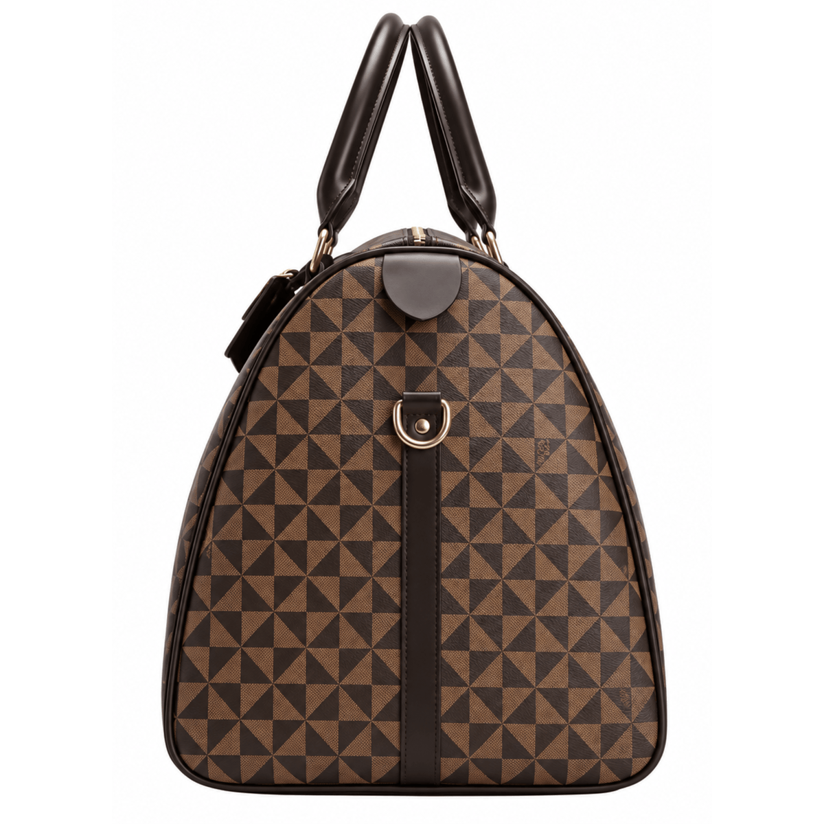Sac de voyage cabine Élégance  - Motif triangle & bandoulière réglable