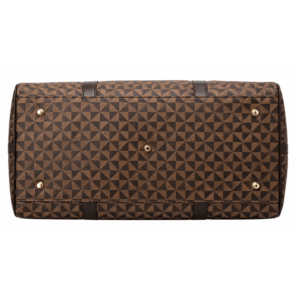 Sac de voyage cabine Élégance  - Motif triangle & bandoulière réglable