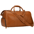 MONARCH - Sac de Voyage Cuir Grande Capacité avec Poche pour Chaussures